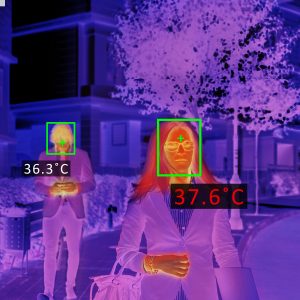 The biggest downside to using handheld temperature scanners is that they require medical staff to stand in close proximity to potentially infected persons. With temperature scanner kiosks, this liability is completely eliminated. Patients or medical staff entering a hospital simply have to approach the kiosk, and with touch-free voice commands have their temperature taken. 